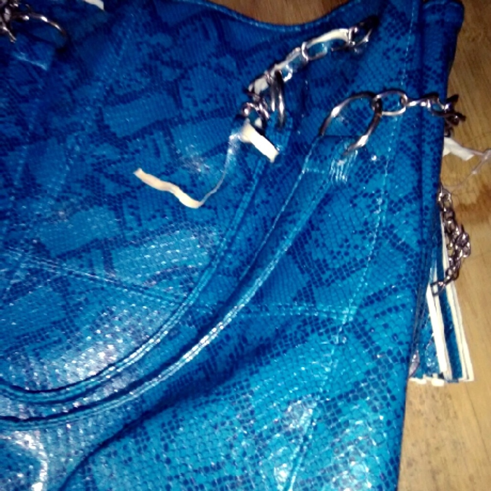 MUst Have Sleek Large Flaux Snakeskin